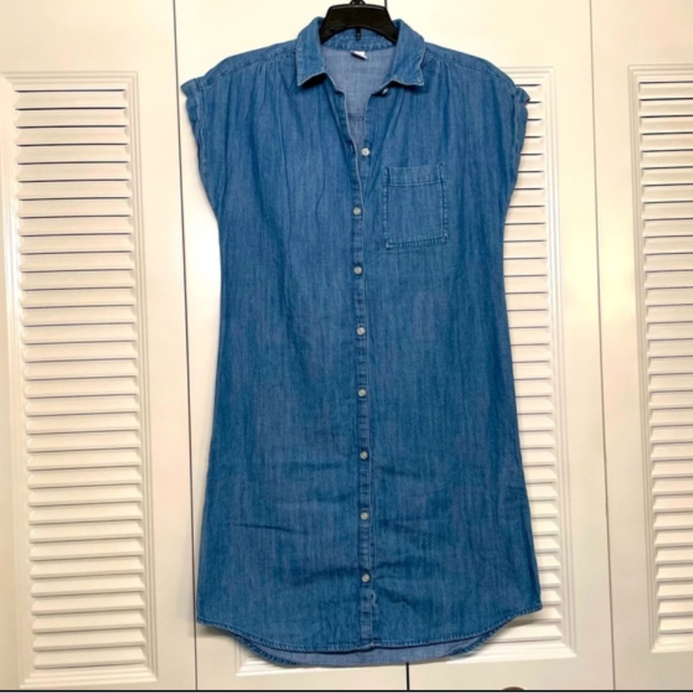 Old Navy Blue Denim Dress